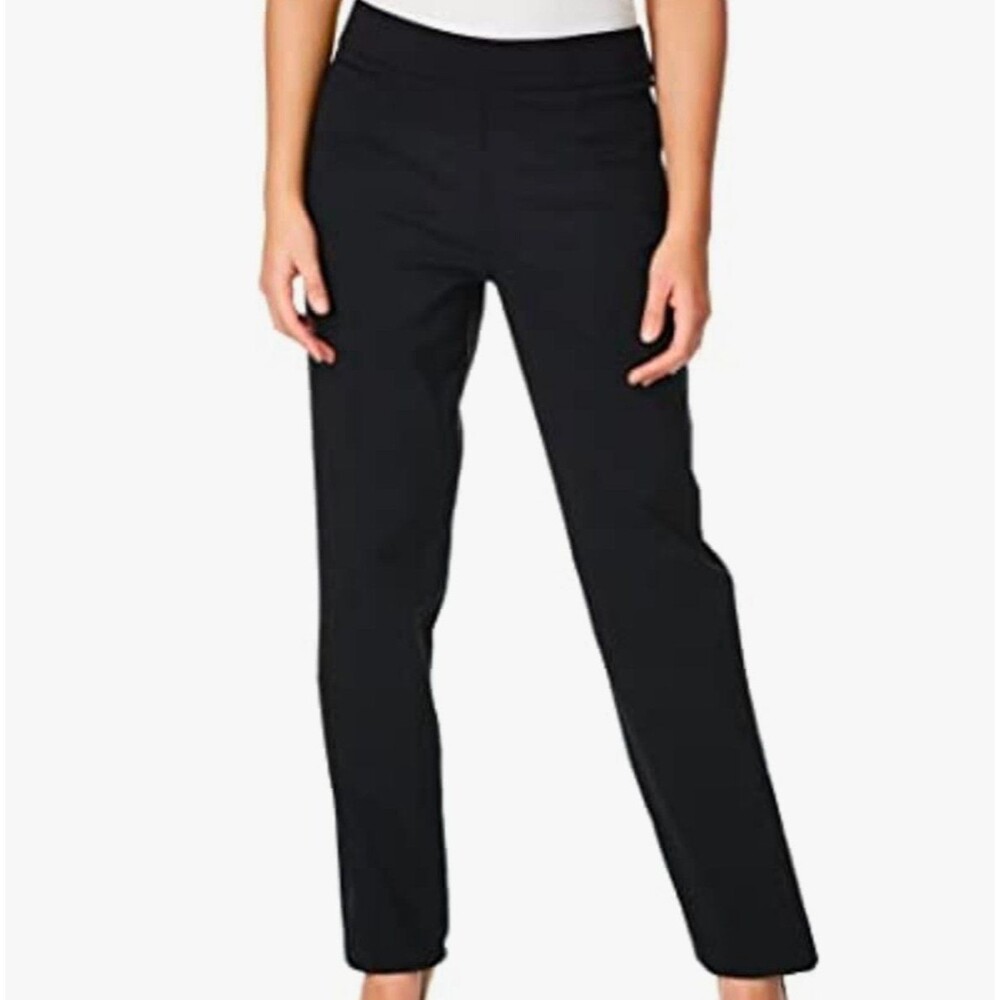 Briggs New York Super Stretch Pull on Career Pants Size 12 Black New With Tags